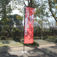 Drapeaux à plumes personnalisés pour l'extérieur - Bannières publicitaires durables double face pour promotions commerciales et événements automobiles