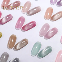 Poudre magnétique pour ongles effet œil de chat argenté 9D, best-seller, pigments pour ongles, poudre chromée
