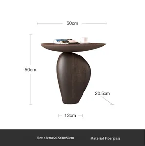 Muebles para el hogar de estilo Yibeizi Wabi-Sabi, sofá de esquina creativo con guijarros artísticos para diseño de modelo de sala de estar - Product Image 6