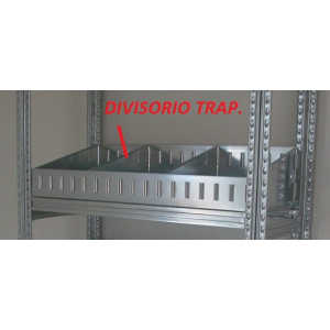 60 cm Deep Trapezoidal Divider for Modular Shelves Car Organizer