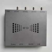 Lector RFID UHF de Largo Alcance C-Readertek, 8 Puertos, Distancia de Lectura de 0-15 m, ISO 18000-6C, TCP/IP, RS232, para Gestión de Almacenes