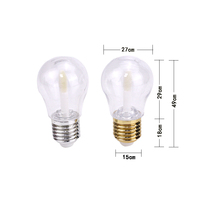 Contenants de brillant à lèvres en plastique au design mignon et tendance, en forme d'ampoule, 9 ml, tubes vides pour brillant à lèvres, emballage