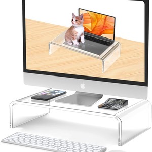 Supporto <span class=keywords><strong>per</strong></span> Monitor in Acrilico Personalizzabile <span class=keywords><strong>per</strong></span> Arredamento Ufficio e Applicazioni su Scaffali, <span class=keywords><strong>per</strong></span> Supporto Laptop da Scrivania - Product Image 1