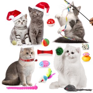 Boîte cadeau <span class=keywords><strong>de</strong></span> jouets pour chat Joyeux Noël, calendrier <span class=keywords><strong>de</strong></span> l'Avent 24 jours, compte à rebours surprise pour <span class=keywords><strong>chatons</strong></span>, prêt à être expédié, jouet festif pour animaux <span class=keywords><strong>de</strong></span> compagnie - Product Image 5