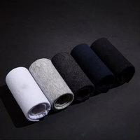 Vente en gros Coffret cadeau chaussettes avec logo Business Elite uni et solide pour hommes