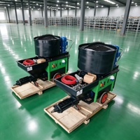 Machine de pulvérisation de plâtre de ciment efficace avec une capacité de couverture rapide pour la finition des murs de grandes surfaces