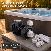 PROWAY 3HP SPA-Pumpe 2 Zoll 60,3mm Union AMP Anschluss 230V 2,2KW Hochleistungs-Whirlpool-Badewannen-Wasserpumpe