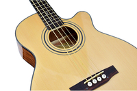 Guitare basse acoustique en bois de haute qualité K-AB40 à 4 cordes, fabriquée par [Nom du fabricant]