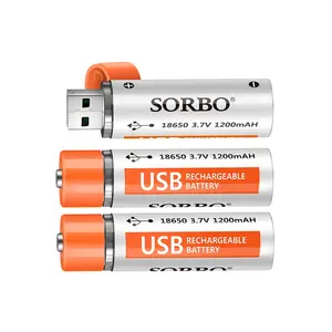 원래 도매 충전식 3.7V 리튬 이온 18650 리튬 이온 배터리 대량 마이크로 USB 보호 18650 리튬 리튬 이온