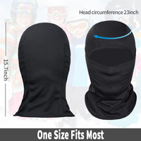 Cagoule de Protection UV pour Hommes et Femmes, Capuche Solaire Tactique Légère pour Ski, Moto, Course, Cyclisme
