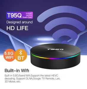Nuovo arrivo Android 9.0 TV box T95Q <span class=keywords><strong>KD</strong></span> 18.0 Dual Band 5G wifi B T Amlogic S905X3 quad core tv box T95 - Product Image 5