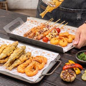 Custom Printed Food <b>Paper</b> <b>Biodegradable</b> Eco-Friendly Grease Proof Food Grade Wrapping <b>Paper</b> for Shawarma Tempura Packaging - Product Image 3