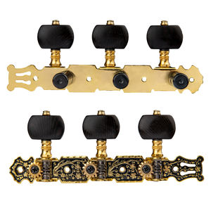 <span class=keywords><strong>Alice</strong></span> classica chitarra testa della macchina 1:14 rapporto di trasmissione chitarra accordatura chiave pioli 3 + 3 sintonizzatori w/ebano pulsante AO-020HV3P - Product Image 1