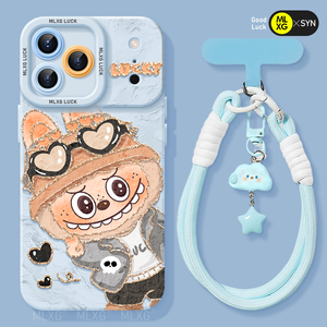 Coque de téléphone pour Apple 17, iPhone 17/17 Air/17 Pro/Max/16/15, nouveau iPhone 16 Pro Max/14 Pro, objectif PM, protection intégrale, PVC, cordon - Product Image 3