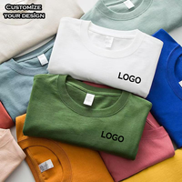 T-Shirt Unisexe en Coton Lourd Personnalisable 180-280gsm, Coupe Classique de Haute Qualité, Avec Votre Logo Imprimé, T-Shirt Vierge pour Homme