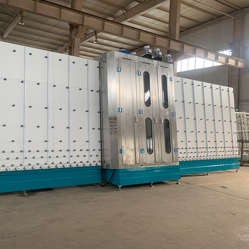 Fully automatic high-efficiency heatable insulating glass cleaning machine