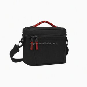 Sac isotherme noir pour le déjeuner, sac à lunch portable pour l'extérieur, nouveau sac à lunch Oxford grande capacité - Product Image 1