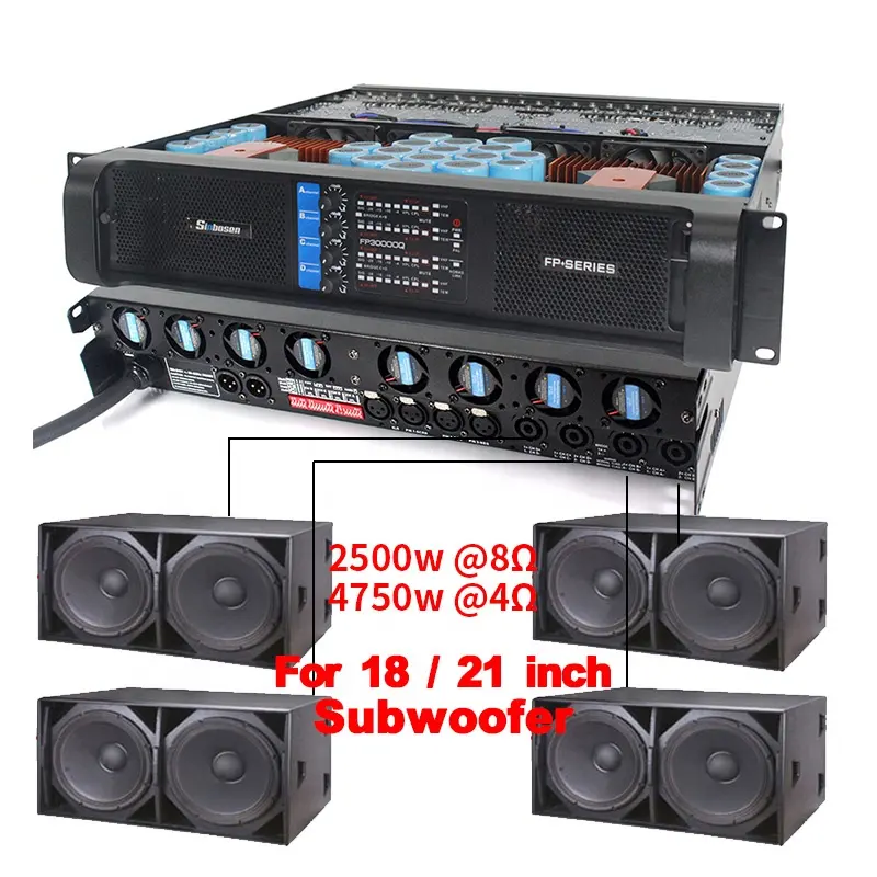 Sinbosen fp30000q professional power amplifier power supply poweramp class td music amplifier