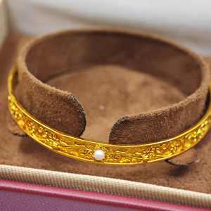 UM JEWELRY Bracelets/Joncs en Cuivre Incrustés de Perles Design Simple Certifiés NGTC Unisexe Cadeau Usage Quotidien Tendance - Product Image 5