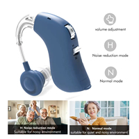 Amplificador de productos Bte de carga rápida de larga duración al por mayor de China Oticon personas discapacitadas Mini Bte para personas mayores