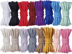 Cordones sólidos planos de poliéster de 9mm de ancho de Goodlace, Semicírculo fuerte para <span class=keywords><strong>Dunk</strong></span> de 55 pulgadas - Product Image 3