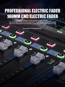 GAX-TQ22 Console de <span class=keywords><strong>Mixage</strong></span> Professionnelle <span class=keywords><strong>DJ</strong></span>, Mélangeur Audio Numérique avec AUX - Product Image 4