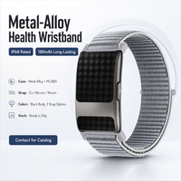 Bracelet intelligent unisexe sans écran avec batterie ultra longue durée, résistant à la transpiration, suivi de santé sans écran pour la randonnée et le camping