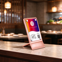 Support d'affichage de table NFC tactile en acrylique pour cartes d'évaluation et de louange sur les réseaux sociaux Google
