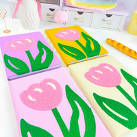 A5 personnalisé en promotion, cadeau de dessin animé doux pour garçons et filles, carnet de notes avec couverture en tissu et couverture rigide avec cœur mignon, amour
