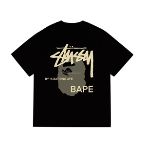 T-shirt Homme Tendance Ample Imprimé Bapees – Nouvelle Collection de Marque de Créateur, Qualité Supérieure, Vente en Gros 88Wholesale – T-shirt Décontracté Sportif - Product Image 4