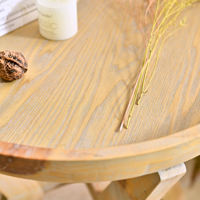 Table basse pliante multifonctionnelle en bois massif antique INNOVA Home Accent, durable, pour le salon, certifiée