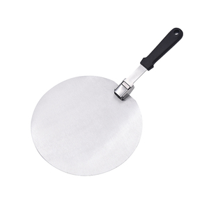 Pala per Pizza in Acciaio Inox con Manico in PP, 10 e 12 Pollici, Spatola Rotonda per Pizza, Utensili per Forno - Product Image 2
