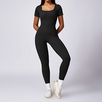 Nouveau haute qualité sportive femme ventre contrôle sans couture une pièce corps façonnage combinaison Yoga combinaisons vêtements de sport