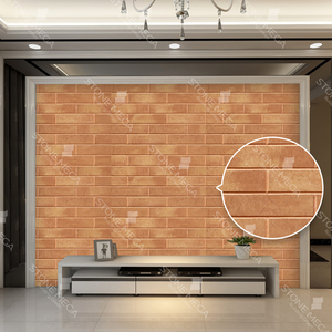 <span class=keywords><strong>Brique</strong></span> <span class=keywords><strong>de</strong></span> revêtement flexible, légère et sûre, écologique Carreaux <span class=keywords><strong>de</strong></span> porcelaine douce Décoration extérieure École Villa Revêtement mural <span class=keywords><strong>Brique</strong></span> - Product Image 2