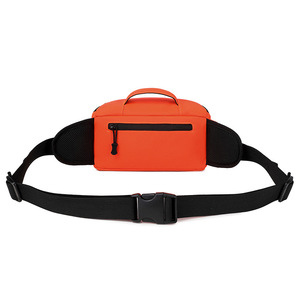 Masavi – sac de poitrine en Nylon imperméable pour hommes, sac à bandoulière pour Sports de plein air, Orange, noir, marron, couleur unie, été 2024 - Product Image 2