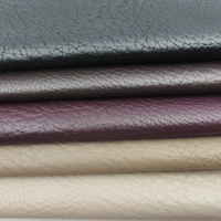 Cuir synthétique PU de qualité supérieure, toucher doux, respirant, tissu en cuir synthétique pour vêtements pour femmes et hommes