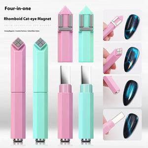 Herramienta magnética para decoración <span class=keywords><strong>de</strong></span> uñas prismática Cuatro en Uno <span class=keywords><strong>Ojo</strong></span> <span class=keywords><strong>de</strong></span> gato Barra magnética multifuncional para uñas <span class=keywords><strong>de</strong></span> diamante Material fuerte y plástico - Product Image 1