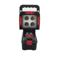 Outil électrique rechargeable 40W Lampe de travail à batterie de type Makita avec base magnétique