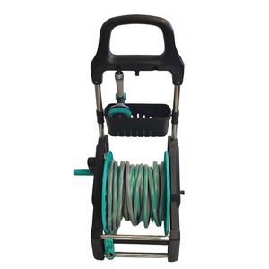 Enrouleur de tuyau d'arrosage à roulettes durable, chariot portable pour tuyau d'arrosage pour l'irrigation des jardins et des cours - Product Image 5