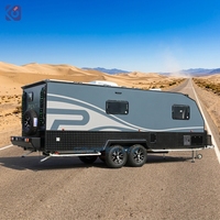 CAMPTRL Nouvelle Conception Grandes Roulottes Tout-Terrain pour Camping et Voyage