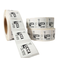 Rouleaux d'étiquettes adhésives personnalisées avec impression de logo pour la marque de produit
