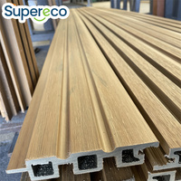 Panneau mural extérieur en WPC pour terrasse, revêtement composite en fibre de bois imperméable de haute qualité, antidérapant