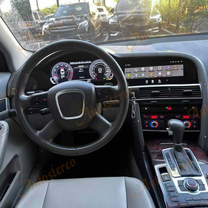 12.6 "inch <span class=keywords><strong>Android</strong></span> 13 Car GPS cho Audi A6 2005 2009 kép Màn hình Navigation headunit đa phương tiện Máy nghe nhạc DSP băng ghi âm - Product Image 5