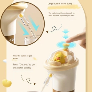 Bomba eléctrica para agua potable, dispensador de agua eléctrico de dibujos animados, Mini dispensador de agua completamente automático para cocina, área de trabajo, hogar - Product Image 3