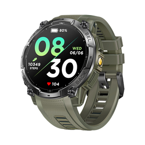 Montre connectée K76A avec GPS intégré, étanche 3ATM, écran AMOLED 1,43'', lampe torche LED, boussole, détection d'altitude, montre intelligente 2026 - Product Image 2