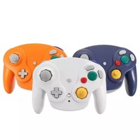 Contrôleur sans fil 2.4G couleurs Offre Spéciale avec récepteur pour NGC pour Wii pour contrôleur sans fil GameCube