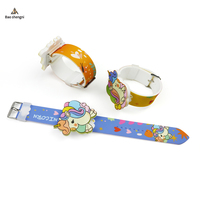 Jam tangan Digital Led POP Unicorn Fashion kualitas tinggi jam tangan olahraga tali silikon lembut kartun hadiah murah untuk anak-anak