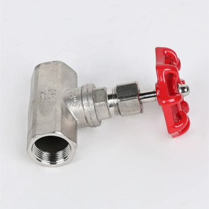 วาล์วทรงกลมเกลียวในสแตนเลส CF8M SS316 ขนาด 1-1/4" 1-1/2" 2" วาล์วตัดไอน้ำอุณหภูมิสูง - Product Image 2