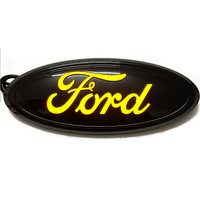 Feux LED de logo de voiture statiques pour Ford F150 F250 F350 Edge Explorer, feux arrière avant avec logo central