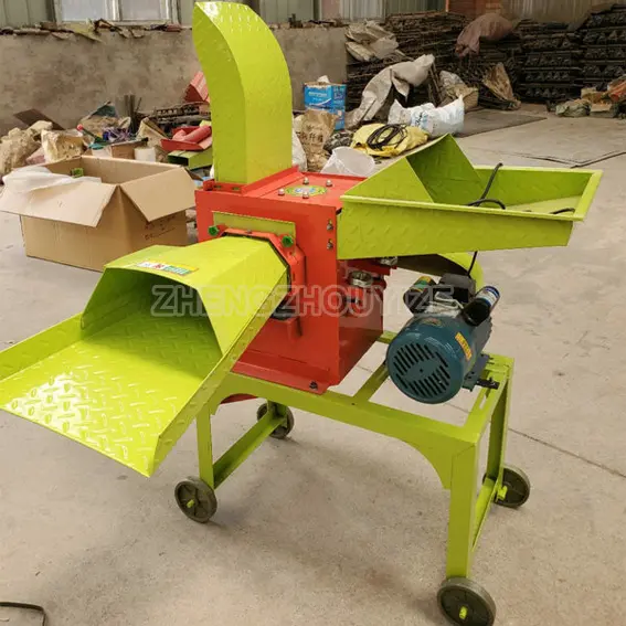 Mini Electric Forage Crops Cutter Hay Grinding Machine Grass Cutting Machine for Cut Grass chopper
